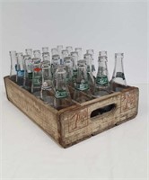 Wood Pop Crate & Bottles