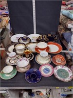 Vintage Cups & Saucers From Germany & China Lot