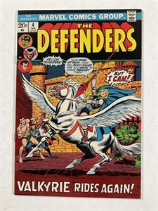 Marvel Defenders No.4 1973 Valkyrie Joins/1st Frag