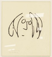 John Lennon/Yoko Ono “Self Portrait” Serigraph COA