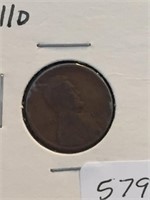 1911-D Wheat Penny Key Date High Value