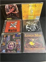 Six Heavy Metal CD's