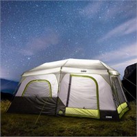 Core 10 Person lighted Instant Cabin Tent