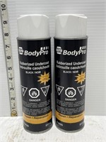 2 NAPA Rubberized undercoat cans