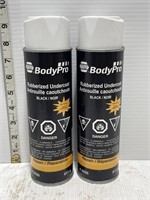 2 NAPA Rubberized undercoat cans