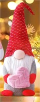Valentine Knome Red Hat grey plush 8"