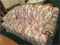 Floral hide-a-bed