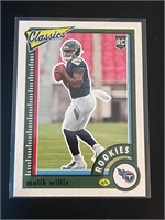 Malik Willis Classics Rookie Card