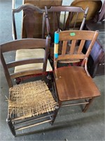 Assorted Antique Sitting Chairs