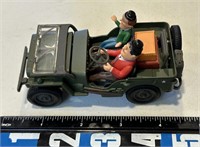 Military Jeep with Laurel & Hardy
