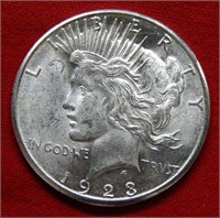 1923 S Peace Silver Dollar