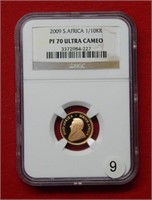 2009 South Africa 1/10 KR NGC PF70 Ultra Cameo