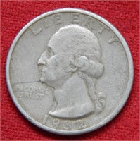 1932 S Washington Silver Quarter