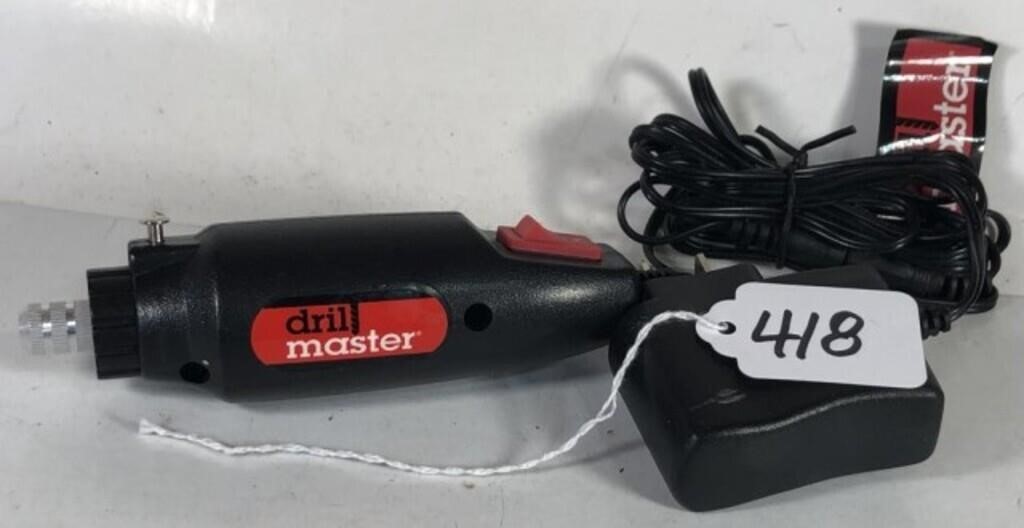 12 volt Drill Master with AC/DC Adapter Works