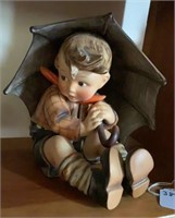Large Vintage Hummel Figure “Umbrella Boy “