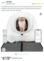 AUTOMATIC LITTER BOX (OPEN BOX, UNTESTED)