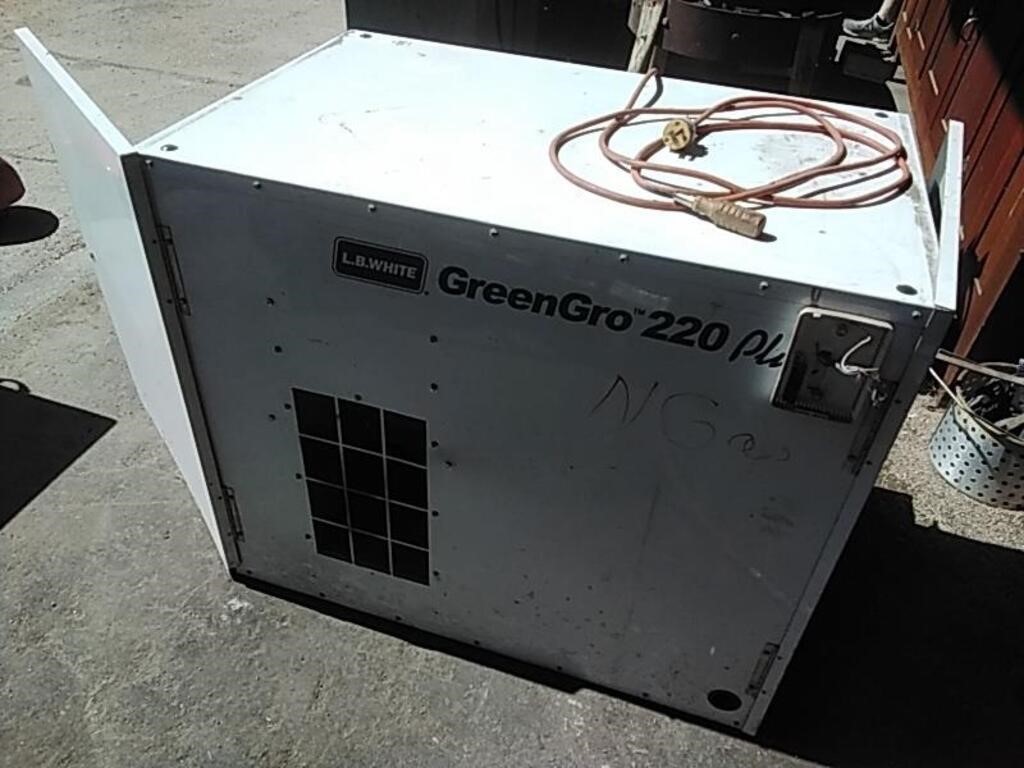 GreenGro direct fired greenhouse heater 30" X 3