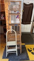 Werner wood 6’ ladder & step stool