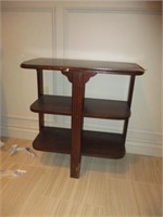 wooden side table