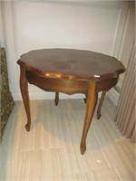 wooden side table