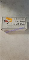 9mm 115 gr ball shells