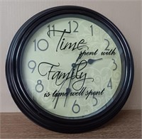 Time Well Spent Clock