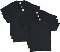 Hanes mens Comfortsoft Short Sleeve 6pk Large