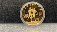 Gold: 1984-W $10 Gold Proof Olympic Commemorative