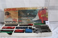 LIONEL SANTE FE TWIN DIESEL TRAIN SET