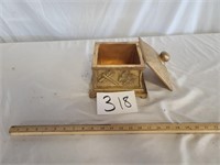 Gold Toned Table Box