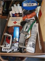 FIRST AID KIT- DICE- CAULKING HARDWARE & OTHER