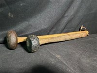 Pair Of 18" Knapping Hammers