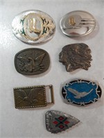 Western Belt Buckles Boots Eagles Indian etc