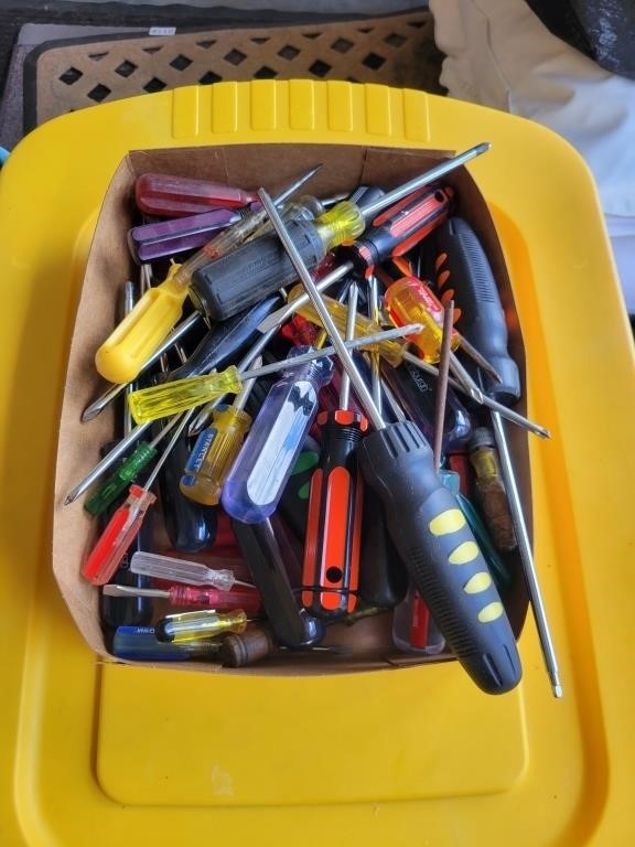 Lot of Various Screwdrivers