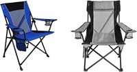 Kijaro Dual Lock Camping Chair  Blue