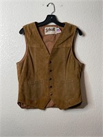 Vintage Schott Suede Leather Vest