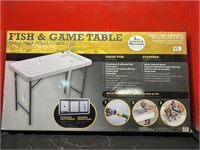 NIB FISH AND GAME CLEANING TABLE PORTABLE (NEW)