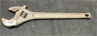 (1) J.H. WILLIAMS 18" CRESCENT WRENCH