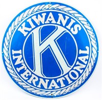 Vintage “Kiwanis International” Metal Sign