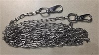 15' light duty stainless steel chain with clasps