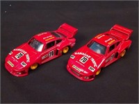 Set of 2 Hawaiian Tropic Porsche 935 Turbo Cars