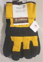 Cordova Thinsulate Leather Gloves Yellow/Black