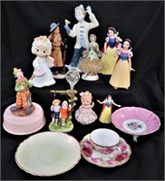 15-FIGURINES*DISNEY*PRECIOUS MOMENTS*ROCKWELL*MORE