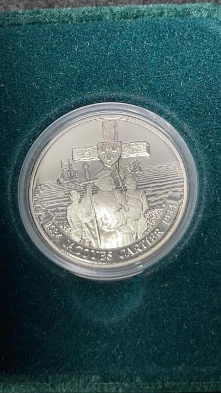 1984 Canadian 1 Dollar Jacques Cartier 450th Anniv