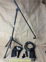 2 Vocal Microphones, Stand & Cable