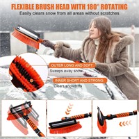 43 Extendable Multiuse Brush  Scraper  Squeegee