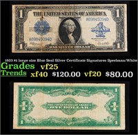 1923 Speelman/White $1 large size Blue Seal Silver