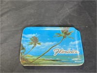 Vintage Florida Plastic Coin Tray / Ashtray