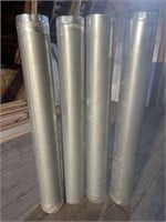 4 single wall stove pipe 8”widex5’
