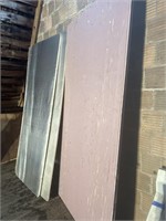 Foam insulation 2 pink 4x8x1”, 1 silver 4x8x 1” 1